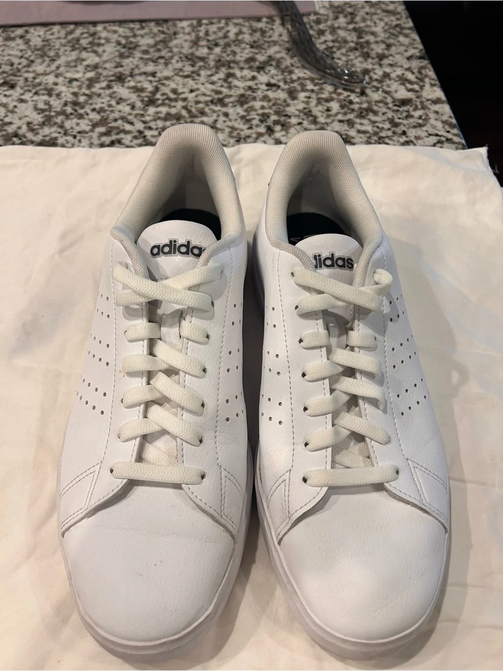 adidas clean white